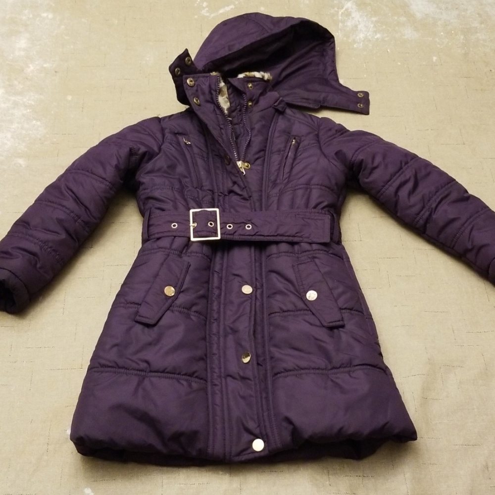 Girls Hemisphere quilted long jacket coat sz. 5